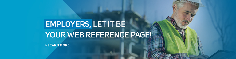 Employers, let it be your web reference page!