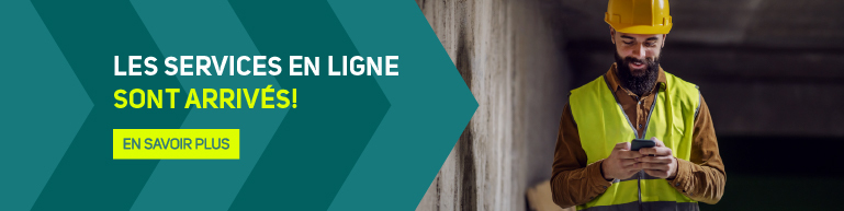 Improved online services are launched! > Create my new account