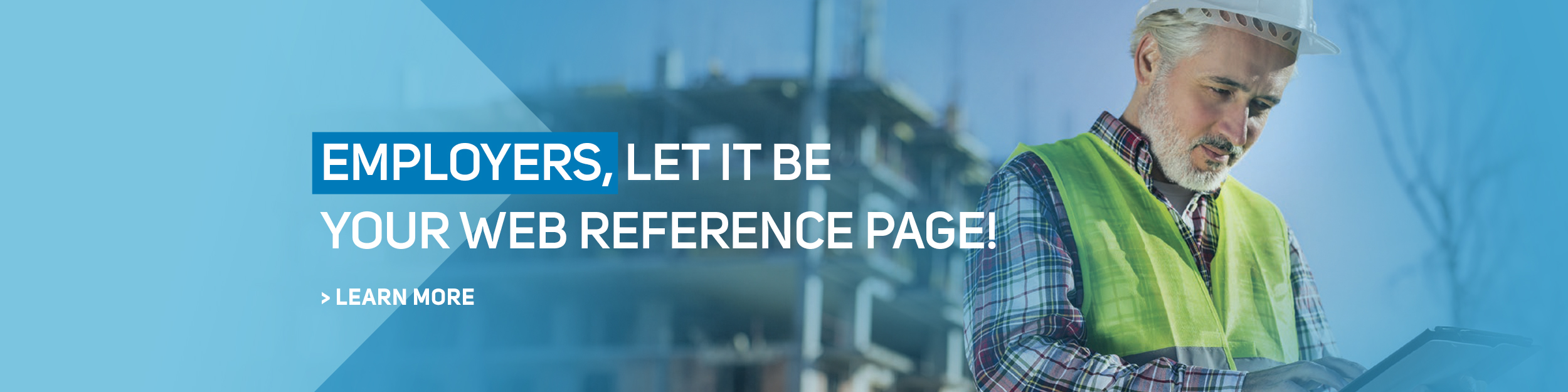 Employers, let it be your web reference page!