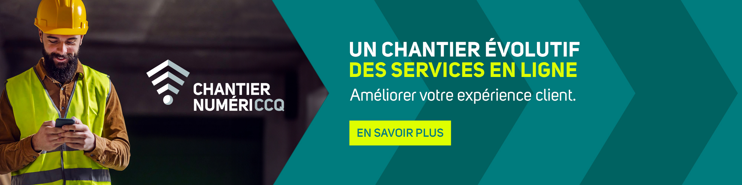 Un chantier évolutif des services en ligne - améliorer votre expérience client - En savoir plus