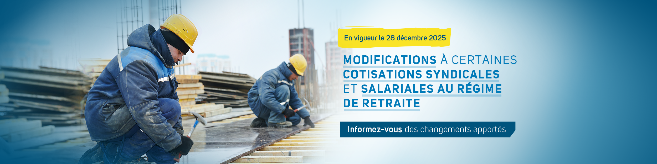 Change to certain union dues