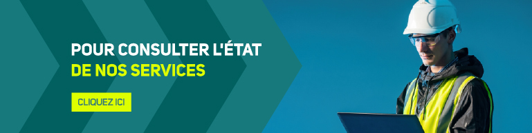 To check the status of our services