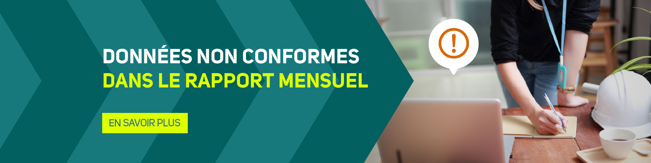 Données non conformes dans le rapport mensuel - En savoir plus 